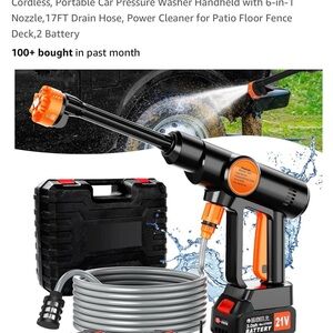 Cordless Portable Car Pressure Washer